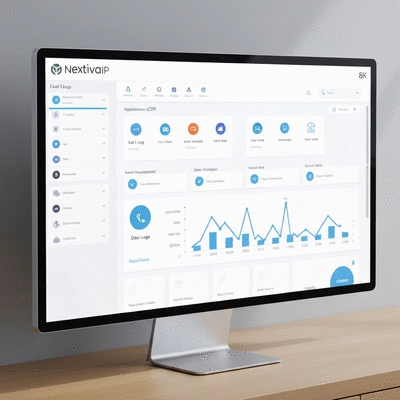 Nextiva VoIP features dashboard